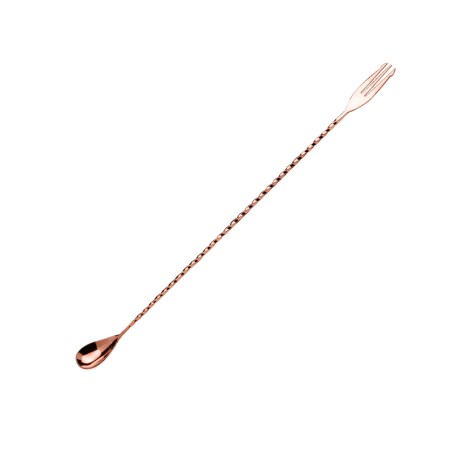 Bar spoon tridente rame Lumian 39,5 cm | Barspoon | Rausa srl