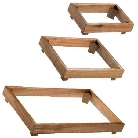 Alzata in legno d'Acacia per buffet | Alzate per buffet | Rausa srl