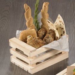 Cassetta legno per pane Leone decorazioni  in Buffet