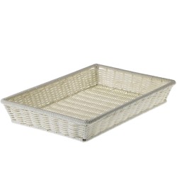 Cestino intrecciato bianco GN 1/1 | Contenitori buffet | Rausa srl