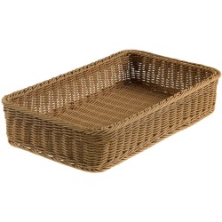Cestino intrecciato GN 1/1 marrone | Contenitore per buffet | Rausa