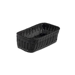 Cestino intrecciato GN 1/3 nero | Contenitore per buffet | Rausa