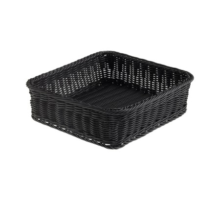 Cestino intrecciato GN 2/3 nero | Contenitore per buffet | Rausa srl