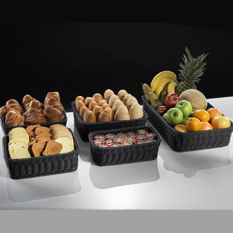 Cestino intrecciato GN 2/3 nero Leone decorazioni  in Buffet