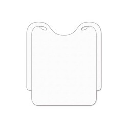 Bavaglione TNT bianco | Monouso accessori ristorazione | Rausa