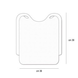 Bavaglione TNT bianco Leone decorazioni  in Tavola