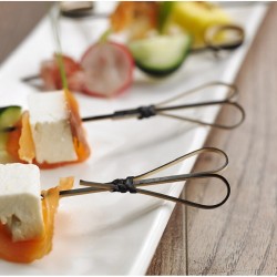 Spiedini bamboo a cuore Leone decorazioni  in Monouso