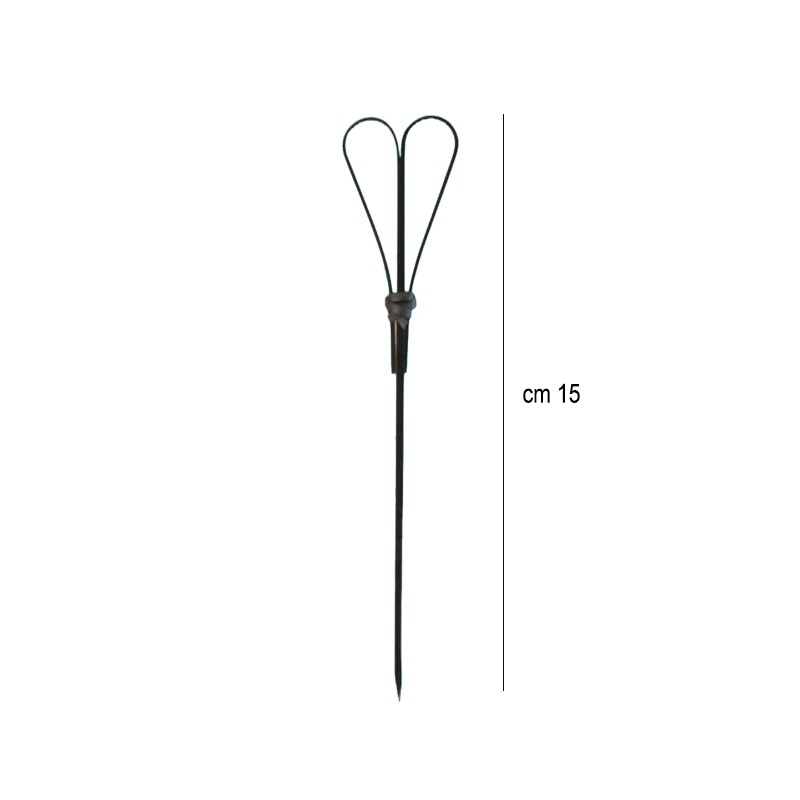 Spiedini bamboo a cuore Leone decorazioni  in Monouso