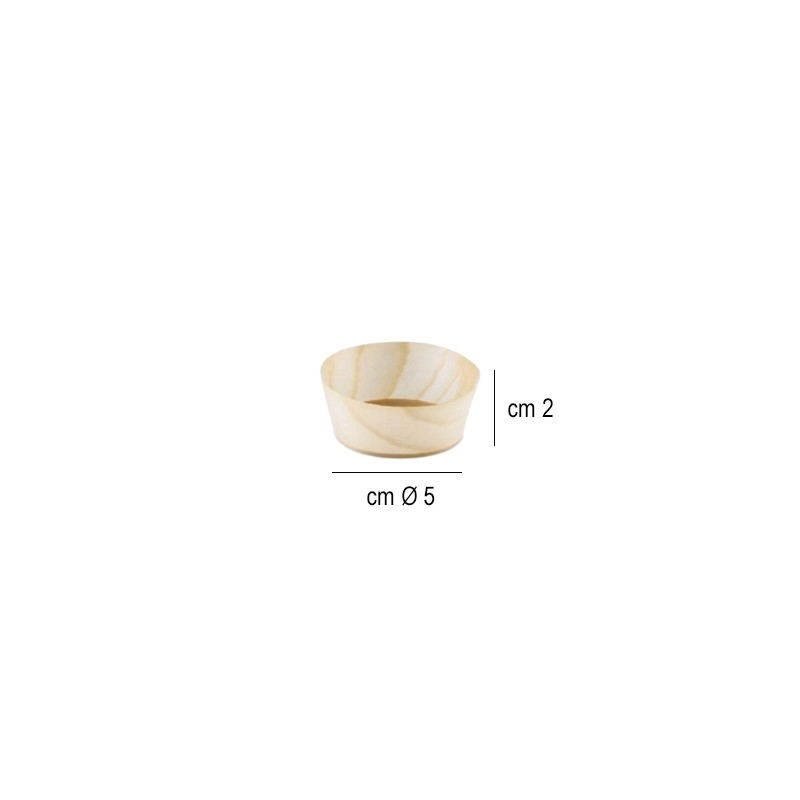 Vaschettina tonda finger food Leone decorazioni  in Contenitori finger food