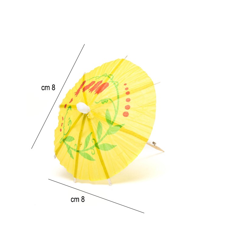 Ombrellini stecchino finger food Leone decorazioni  in Monouso