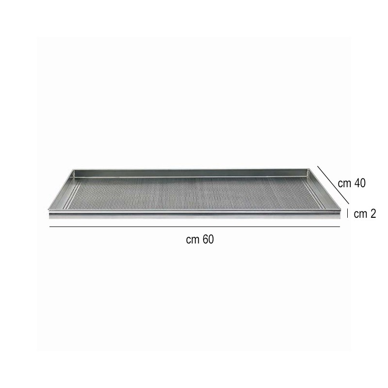 Teglia forno alluminio microforata Pentole Agnelli  in Teglie da forno professionali