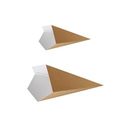 Cono per fritture finger food | Monouso contenitori alimenti | Rausa