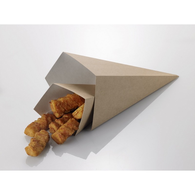 Cono per fritture finger food Leone decorazioni  in Contenitori per alimenti monouso