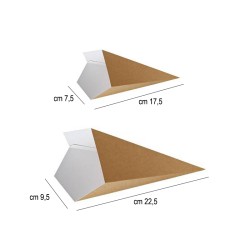 Cono per fritture finger food Leone decorazioni  in Contenitori per alimenti monouso