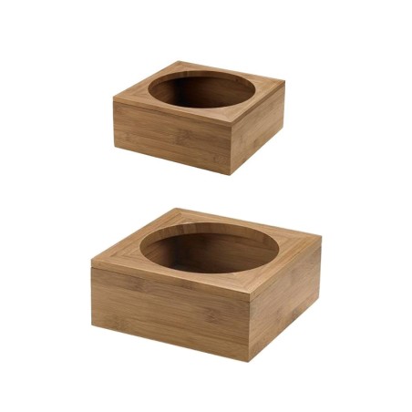 Supporto per ciotole buffet  in legno| Contenitori per buffet | Rausa