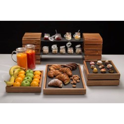 Top bamboo per buffet   in Espositori