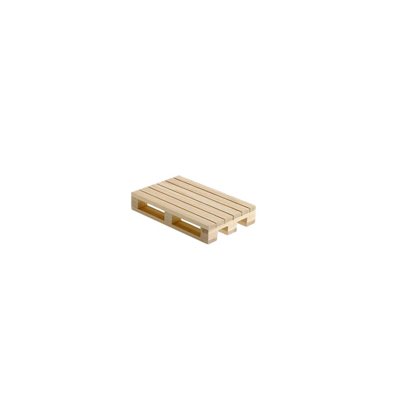 Vassoio mini pallet legno Leone decorazioni  in Porcellane