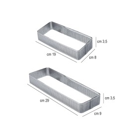 Tortiera rettangolare microforata Pavoni  in Cucina