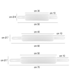 Mattarello girevole in polietilene   in Accessori per cucina