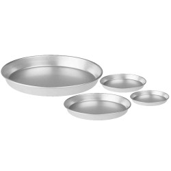 Teglia tonda in alluminio h 3 cm | Pentole Agnelli