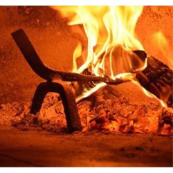 Alare in ferro per forno cm 50 x 30 Gi-metal  in Cucina