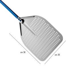 Pala pizza forata cm 36 Gi-metal  in Pale per infornare