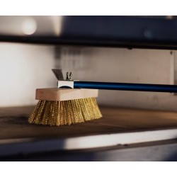 Spazzolone pizzeria maxi setole ottone Gi-metal  in Cucina