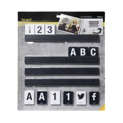 Mensola porta lettere nero | Menù e lavagne ristorante | Rausa srl