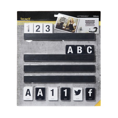 Mensola porta lettere nero | Menù e lavagne ristorante | Rausa srl