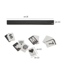 Mensola porta lettere nero Securit Lavagne  in Tavola