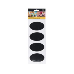 Etichetta lavagna ovale nera | Menù e lavagne ristoranti | Rausa srl