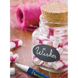 Etichetta lavagna ovale Securit Lavagne  in Tavola