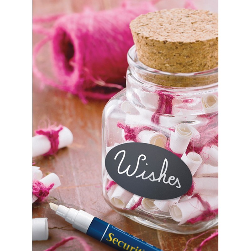 Etichetta lavagna ovale Securit Lavagne  in Tavola