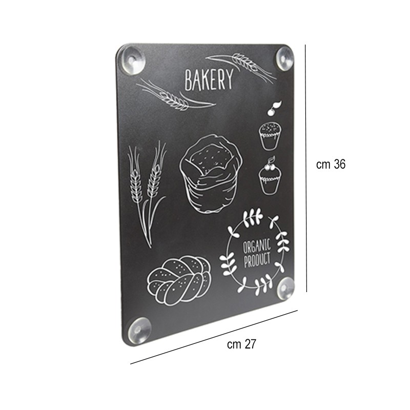 Lavagnetta con ventose per vetro Securit Lavagne  in Tavola