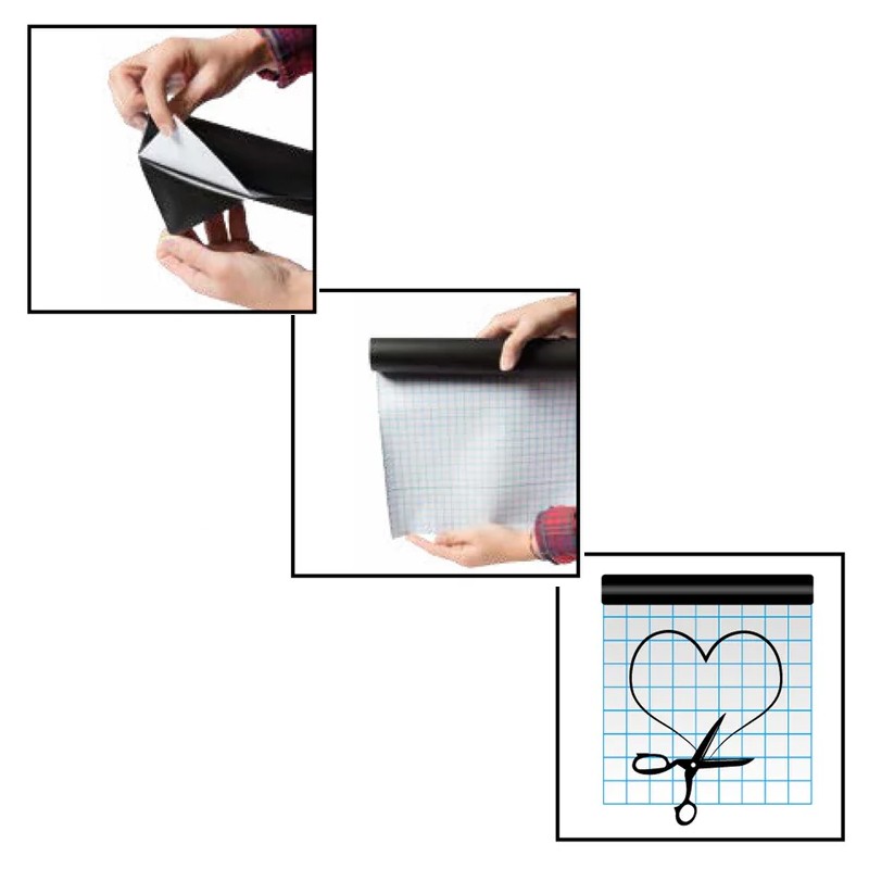 Rotolo lavagna adesivo Securit Lavagne  in Tavola