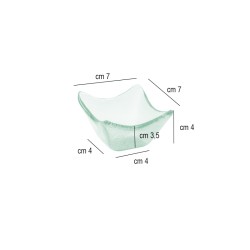 Coppetta vetro alta trasparente   in Porcellane