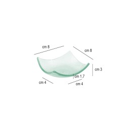 Coppetta vetro bassa trasparente   in Porcellane