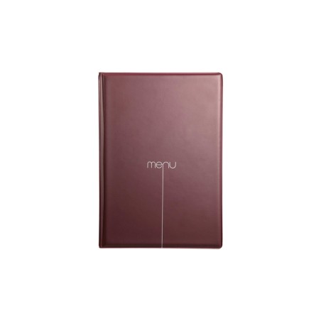 Porta menù ristorante A5 bordeaux | Menù e lavagne | Rausa srl
