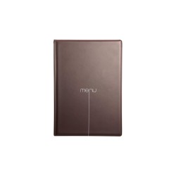 Porta menù ristorante A5 marrone | Menù e lavagne | Rausa srl