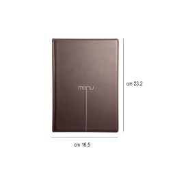 Porta menù ristorante A5 marrone Dag Style  in Tavola