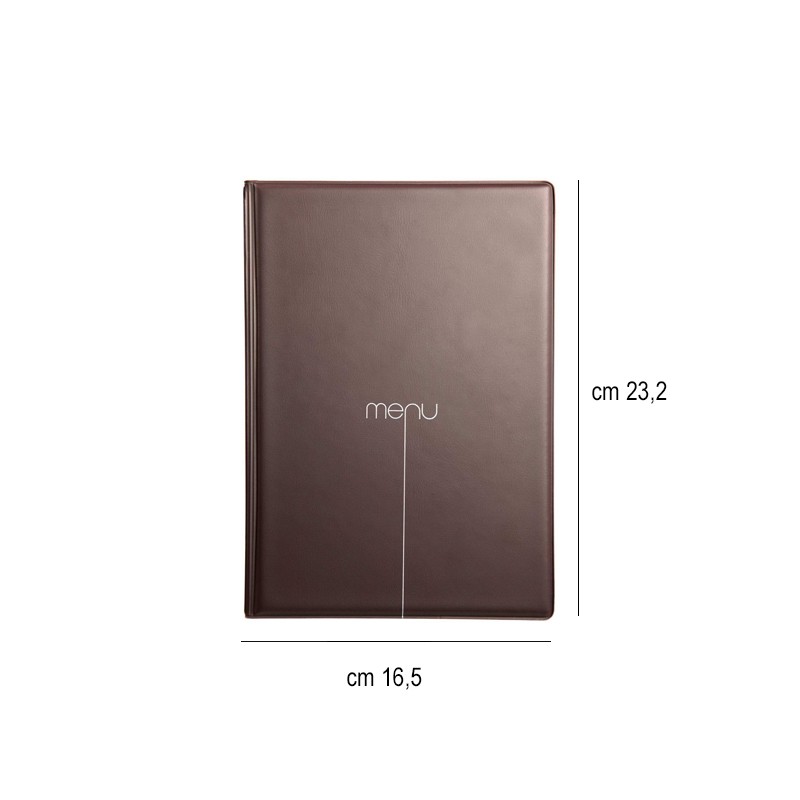 Porta menù ristorante A5 marrone Dag Style  in Tavola