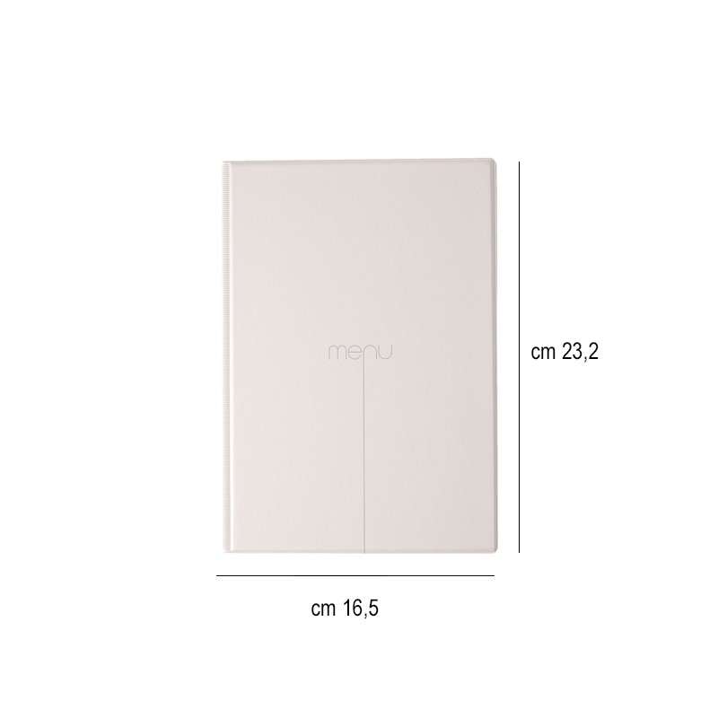 Porta menù ristorante A5 sabbia Dag Style  in Tavola
