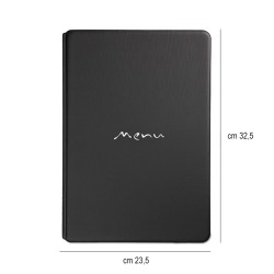 Porta menù A4 nero Dag Style  in Tavola