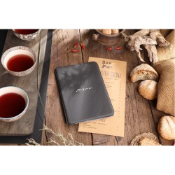 Porta menù A5 nero Dag Style  in Tavola