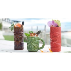 Mug tazza cocktail tiki rosso   in Bicchieri special