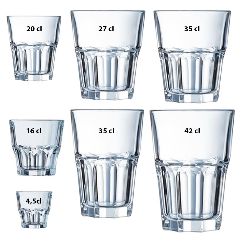 Bicchiere vetro Granity   in Bicchieri