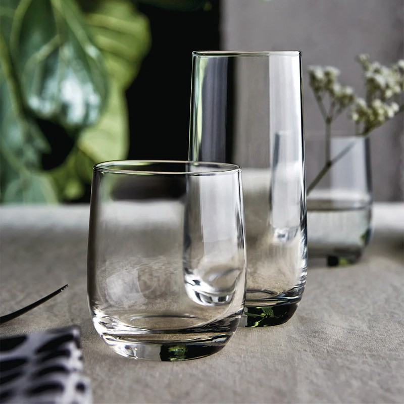 Bicchiere vetro loto   in Bicchieri