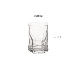 Bicchiere vetro Sorgente Rocco Bormioli  in Bicchieri