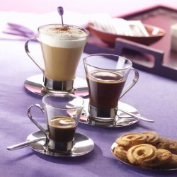 Tazza vetro espressino Ypsilon Rocco Bormioli  in Porcellane