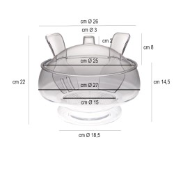 Coppa sangria trasparente Sambonet Paderno  in Bar